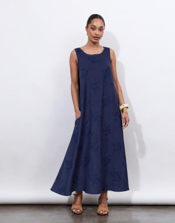Robe midi unie