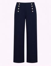 Pantalon 7/8 droit uni