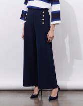 Pantalon 7/8 droit uni