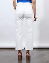Pantalon cropped droit uni