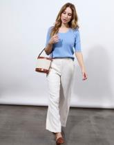 Pantalon long large uni