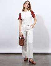 Pantalon long large uni