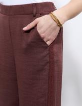 Pantalon long large uni