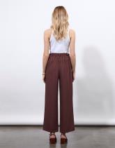 Pantalon long large uni