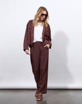 Pantalon long large uni