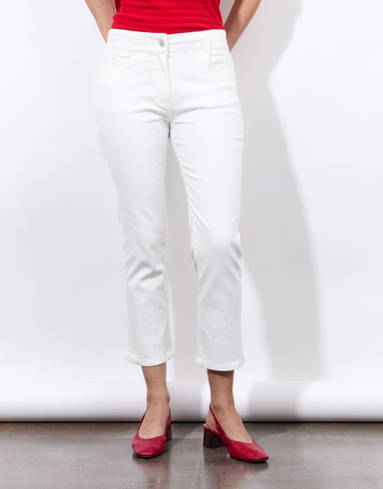 Pantalon pantacourt slim uni