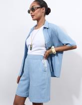 Short court droit uni