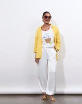 Pantalon long rond uni