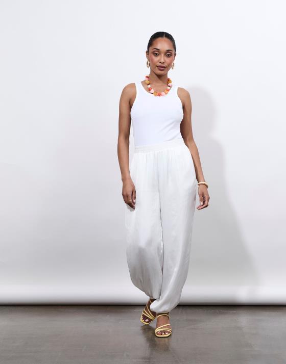 Pantalon long rond uni