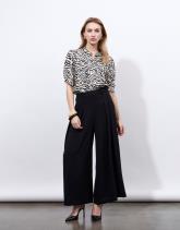 Pantalon long ample uni