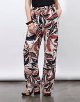 Pantalon long large imprimé