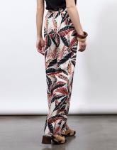 Pantalon long large imprimé