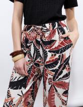 Pantalon long large imprimé