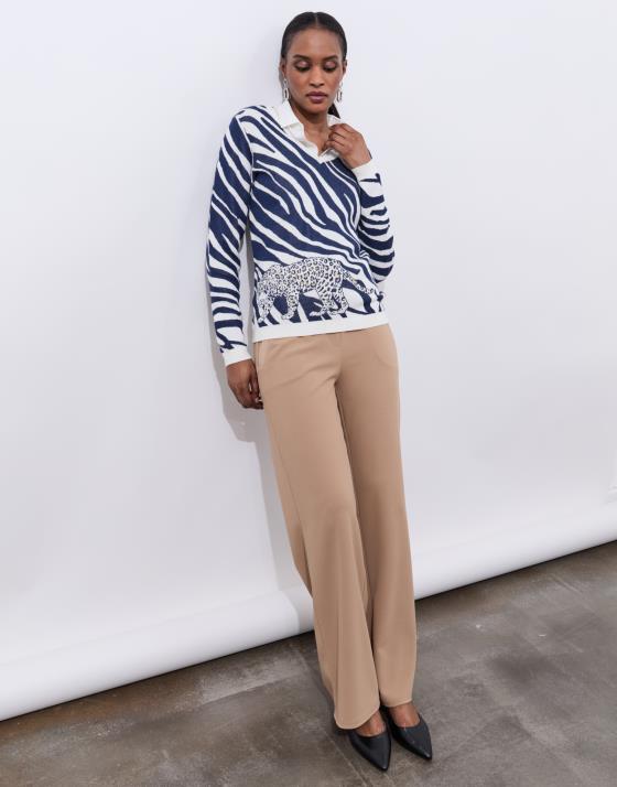 Pantalon long large uni