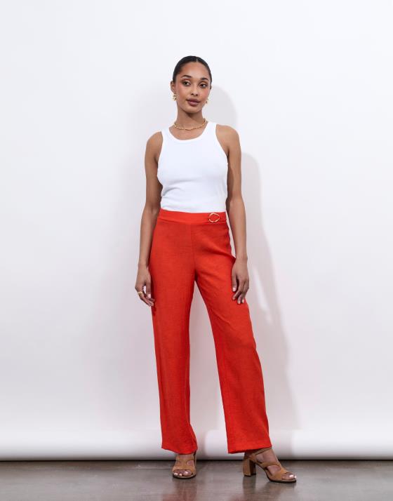 Pantalon long jacquard