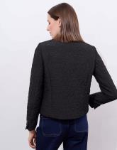 Veste courte jacquard