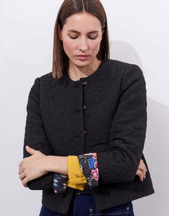 Veste courte jacquard