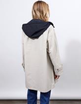 Imperméable bicolore