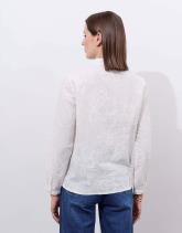 Chemisier manches longues uni