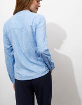 Blouse manches 3/4 unie