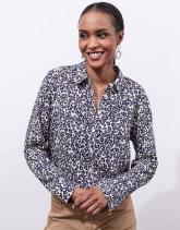 Chemisier manches longues imprimé