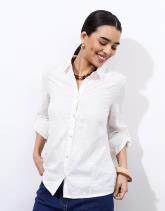 Chemisier manches longues imprimé