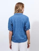 Chemisier manches courtes uni