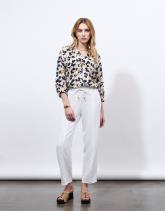 Blouse manches 3/4 imprimée