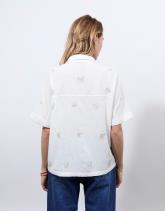 Chemisier manches courtes imprimé