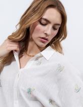 Chemisier manches courtes imprimé