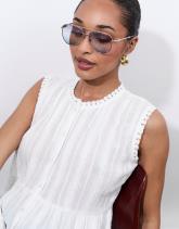 Blouse sans manche unie