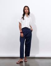 Chemisier manches courtes uni