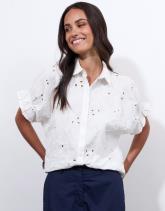 Chemisier manches courtes uni