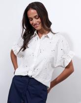 Chemisier manches courtes uni