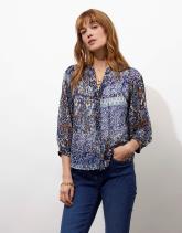 Blouse manches 3/4 imprimée