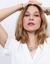 Blouse manches courtes unie