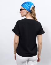 Blouse manches courtes unie