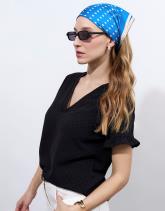 Blouse manches courtes unie