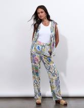 Blouse manches courtes imprimée