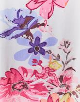 T-Shirt manches courtes 100% coton imprimé placé