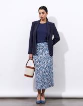 T-Shirt manches courtes en mélange coton uni