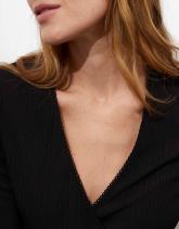 Cache-coeur manches longues uni