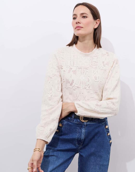 Top manches longues uni