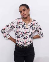 Top manches 3/4 imprimé