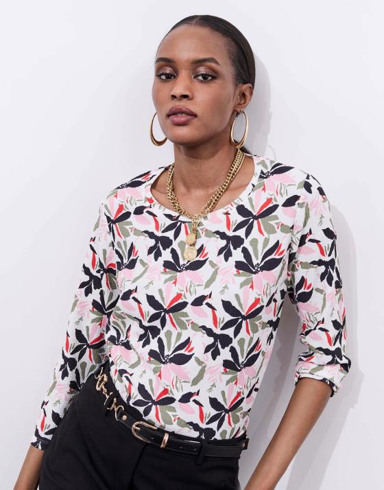 Top manches 3/4 imprimé