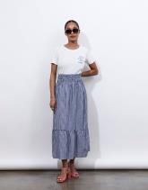 T-Shirt manches courtes 100% coton brodé