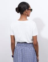 T-Shirt manches courtes 100% coton brodé