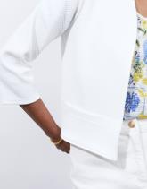 Gilet manches 3/4 uni