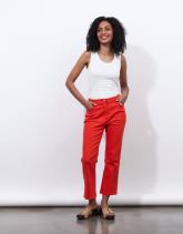 Débardeur en mélange coton uni