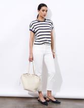 Top manches courtes rayé